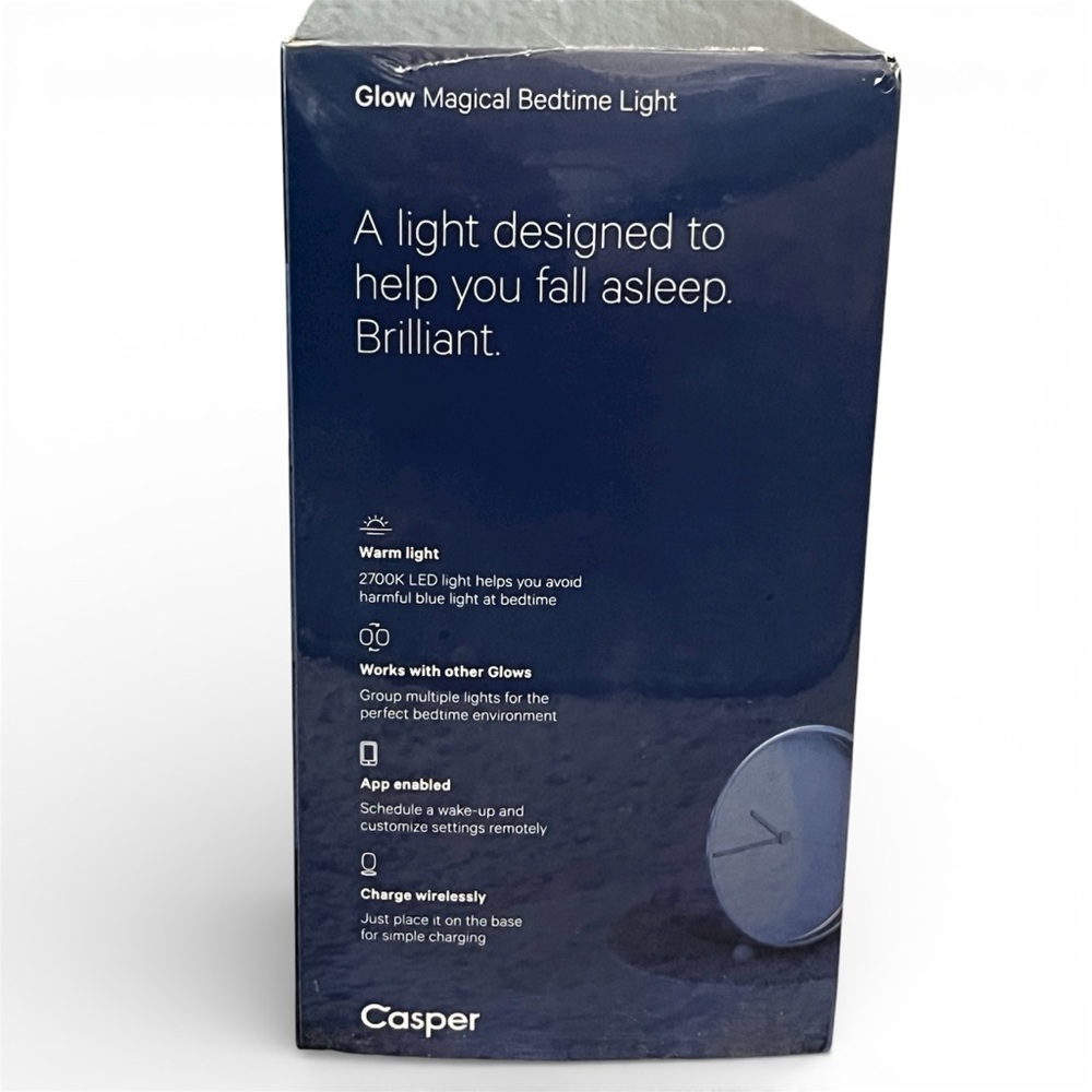 Casper Glow Smart Light NIB Rechargeable
2 Portable Bedside Sleep Night Lights - Picture 3 of 3